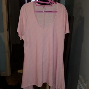 Sz 2X pink and gold butterflies out with scoop nec